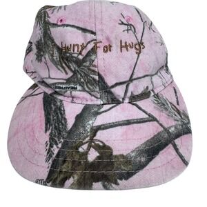 Cabela's Toddler Pink Realtree Camo I Hunt For Hugs Cap Hat Hunting Baby Trucker